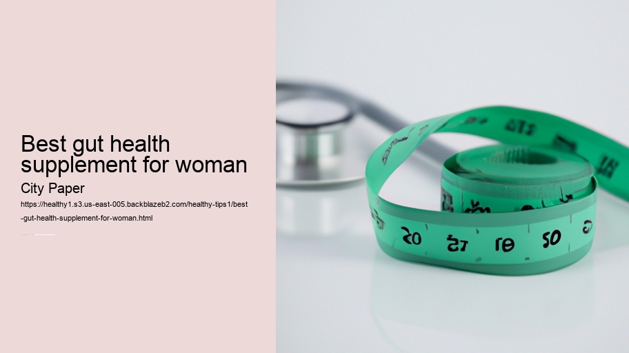 best gut health supplement for woman