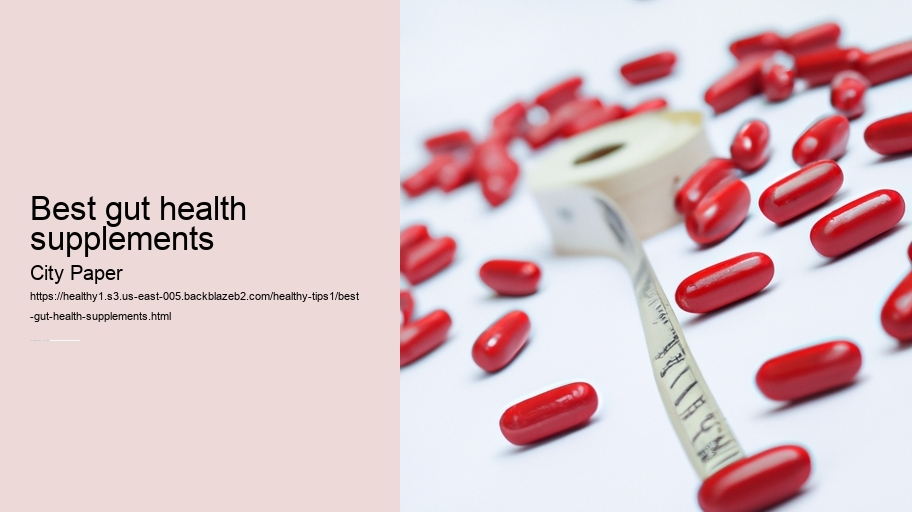 best gut health supplements