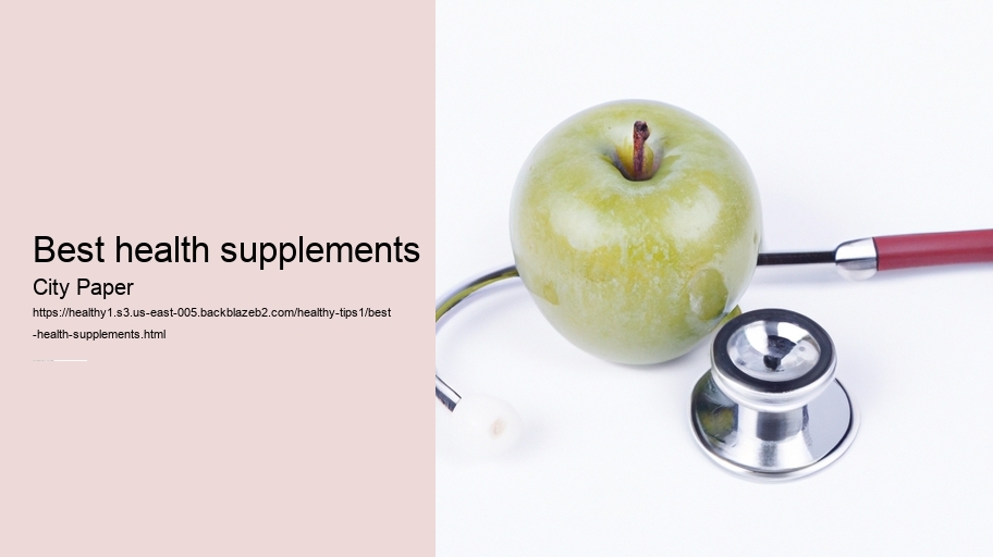 best health supplements